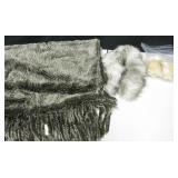 Faux Fur Blanket / Shawl and Collar / Neck Covers