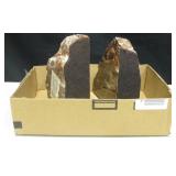 Arizona Petrified Wood Bookends, 5.5"H
