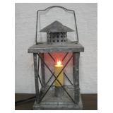 Aluminium & Electrical Candle Form Lantern