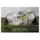 J. Maddock Porcelain Vases & Other Table Items