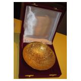 24KT Gold Plated Bowl w/ Presentation Box