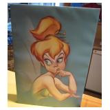 16" x 23" "Tinkerbell" Print On Stretched Canvas