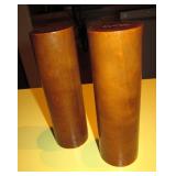 Vtg Mid-Century Modern Teak S&P Shakers