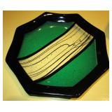 8" Diameter Art Glass Bowl