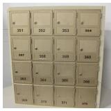 VNTG 4 x 4 Slot US Mailbox 26.5" x 23.5" x 14.25"