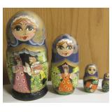 VNTG Russian Matryoshka Nesting Doll, 6.5"H