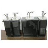 4 VNTG Ice Cream Shop Flavor Dispensers