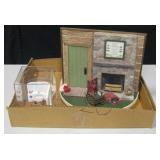 Miniature Model Deco Cabin Wall & SW Corner Scene