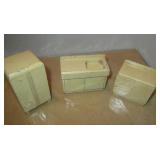 VNTG Miniature Yellow Wooden Kitchen Furniture