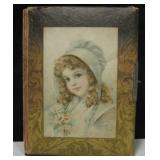 VNTG Paper Back Fabric Spine Photo Album w/ Clasp