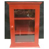 Wooden After Market Red Bathroom Medicine Cabinet