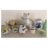 Various Porcelain Mugs, Vases, Tea Pots & More