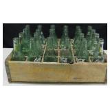 VNTG 22 Coca-Cola Bottle & 24 Slot Wooden  Crate