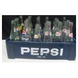 24 Soda Bottles & 24 Slot Pepsi Co. Plastic Crate