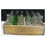 24 Soda Bottles & 24 Slot Wooden Crate