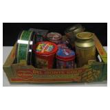 VNTG Tin Cookie & Candy Tins