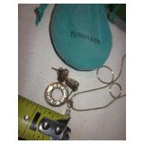 Tiffany & Co. .925 Silver Necklace & Earring Set