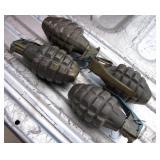 4 - 4.5" Vintage Dummy Grenades