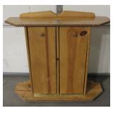 VNTG Wooden Dual Side Seed/Grain Storage Cabinet