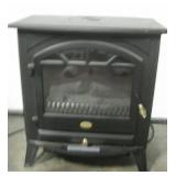 26" Tall Wood Stove Style Portable Electric Heater