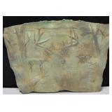 VNTG Ceramic Woodlands & Deer Art Scene Plaque