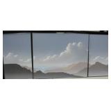 Original Triptych S.W. Art by B. Schader