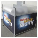 Retail DVD Mobile Metal Cart  44.5" x 36" x 36"