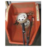 VNTG Kiddie Kart Red Tone Bicycle Pull Youth Cart