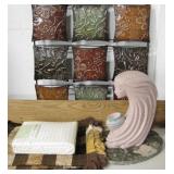 Deco Metal Wall Art, SW/NA Sculpture & Cloth Mats