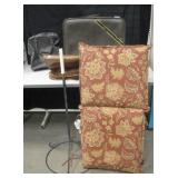 VNTG Suitcases, Lounging Pad & Metal Stand