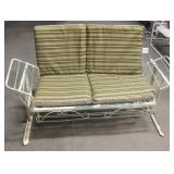 Vintage Metal Garden / Lawn Rocking Bench