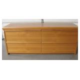 VNTG Wooden Dual Side Four Drawer Filing Cabinet