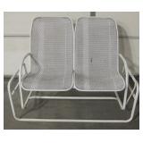 Wicker & Metal Garden Lawn Rocking Dual Chair