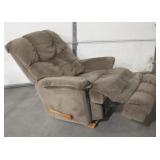 Vintage Light Brown Lounging Recliner Chair