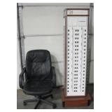 Dual Face/4 Sided Sunglass Stand & Office Chair