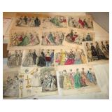Circa 1860 Franch Fashion Ads Ephemera