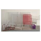 Various Metal & Plastic Home Office Filing Trays