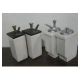 4 VNTG Ice Cream Shop Flavor Dispensers
