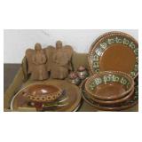 Mexican Pottery, Bowls, Plates Figurines & More