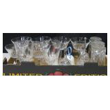 Lot of American Cut Glass Bells & Glassware & More