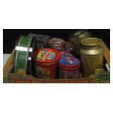 VNTG Tin Cookie & Candy Tins