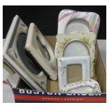 Lot of Various Porcelain Picture Frames
