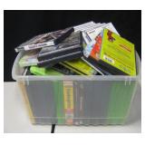 Bin of X-Box & Computer Games & DVD Movies
