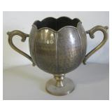 Lacquered Brass Lotus Form Indian Handled Chalice