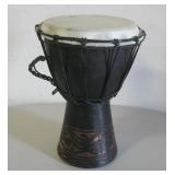 Wooden Carved African Djembe Tribal Drum