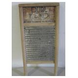 Vintage Wooden Dubl Handi Columbus Washboard