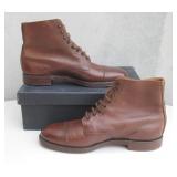Ralph Lauren Doughboy Boot Leather Brown 9.5