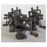 5 Vintage Hand Crank Black Pepper Grinders