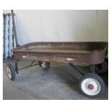 Vintage Rustic Flexible Flyer Youth Pull Wagon