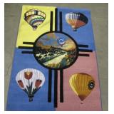 Sky Hawk Co. N.M. Balloon Theme Rug, 60" x 39"